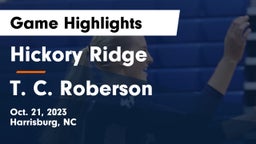 Hickory Ridge  vs T. C. Roberson Game Highlights - Oct. 21, 2023