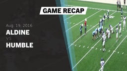 Recap: Aldine  vs. Humble 2016