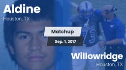 Matchup: Aldine  vs. Willowridge  2017