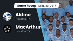Recap: Aldine  vs. MacArthur  2017