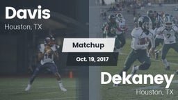 Matchup: Aldine Davis vs. Dekaney  2017