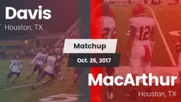 Matchup: Aldine Davis vs. MacArthur  2017