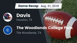 Recap: Davis  vs. The Woodlands College Park  2018