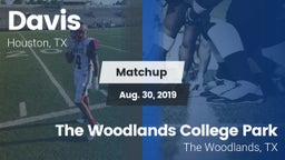 Matchup: Aldine Davis vs. The Woodlands College Park  2019
