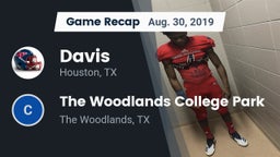 Recap: Davis  vs. The Woodlands College Park  2019