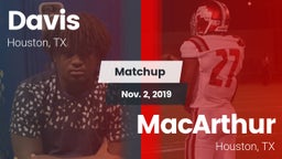 Matchup: Aldine Davis vs. MacArthur  2019