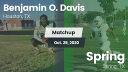 Matchup: Aldine Davis vs. Spring  2020