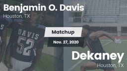 Matchup: Aldine Davis vs. Dekaney  2020