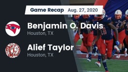 Recap: Benjamin O. Davis  vs. Alief Taylor  2020