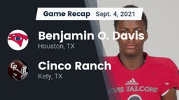 Recap: Benjamin O. Davis  vs. Cinco Ranch  2021