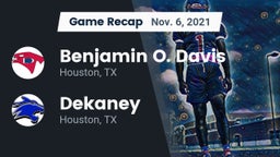 Recap: Benjamin O. Davis  vs. Dekaney  2021