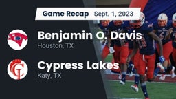 Recap: Benjamin O. Davis  vs. Cypress Lakes  2023