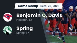Recap: Benjamin O. Davis  vs. Spring  2023