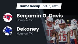Recap: Benjamin O. Davis  vs. Dekaney  2023