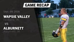 Recap: Wapsie Valley  vs. Alburnett  2016
