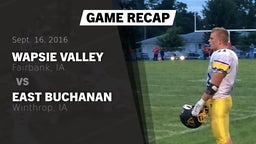 Recap: Wapsie Valley  vs. East Buchanan  2016