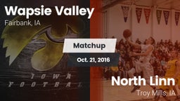 Matchup: Wapsie Valley vs. North Linn  2016