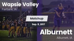 Matchup: Wapsie Valley vs. Alburnett  2017