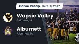 Recap: Wapsie Valley  vs. Alburnett  2017