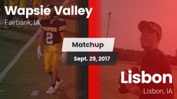 Matchup: Wapsie Valley vs. Lisbon  2017