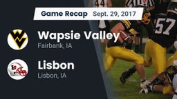 Recap: Wapsie Valley  vs. Lisbon  2017