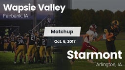 Matchup: Wapsie Valley vs. Starmont  2017