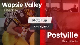 Matchup: Wapsie Valley vs. Postville  2017