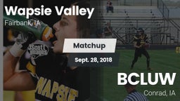 Matchup: Wapsie Valley vs. BCLUW  2018