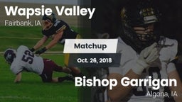 Matchup: Wapsie Valley vs. Bishop Garrigan  2018