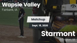 Matchup: Wapsie Valley vs. Starmont  2020