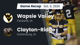 Recap: Wapsie Valley  vs. Clayton-Ridge  2020