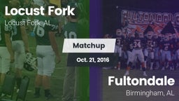 Matchup: Locust Fork High vs. Fultondale  2016