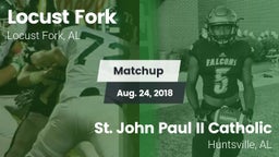 Matchup: Locust Fork High vs. St. John Paul II Catholic  2018