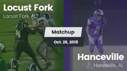 Matchup: Locust Fork High vs. Hanceville  2018