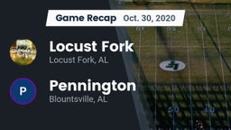 Recap: Locust Fork  vs. Pennington  2020
