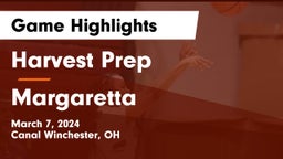 Harvest Prep  vs Margaretta  Game Highlights - March 7, 2024