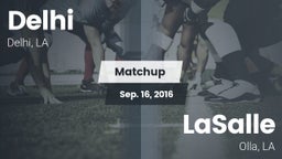 Matchup: Delhi  vs. LaSalle  2016