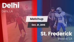 Matchup: Delhi  vs. St. Frederick  2016