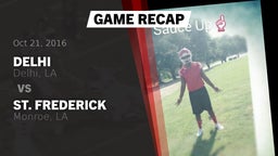 Recap: Delhi  vs. St. Frederick  2016