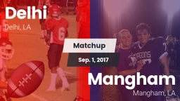 Matchup: Delhi  vs. Mangham  2017
