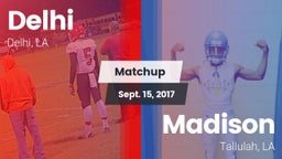 Matchup: Delhi  vs. Madison  2017
