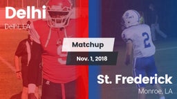 Matchup: Delhi  vs. St. Frederick  2018