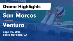 San Marcos  vs Ventura  Game Highlights - Sept. 28, 2023