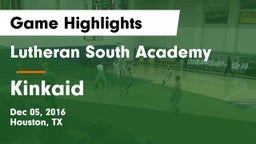 Lutheran South Academy vs Kinkaid  Game Highlights - Dec 05, 2016