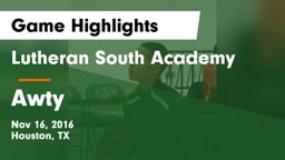 Lutheran South Academy vs Awty Game Highlights - Nov 16, 2016