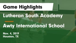 Lutheran South Academy vs Awty International School Game Highlights - Nov. 4, 2019