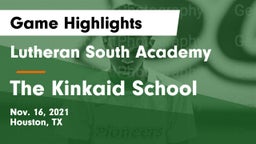 Lutheran South Academy vs The Kinkaid School Game Highlights - Nov. 16, 2021