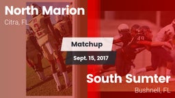 Matchup: North Marion High vs. South Sumter  2017