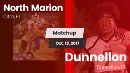 Matchup: North Marion High vs. Dunnellon  2017