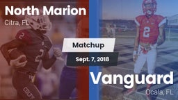Matchup: North Marion High vs. Vanguard  2018